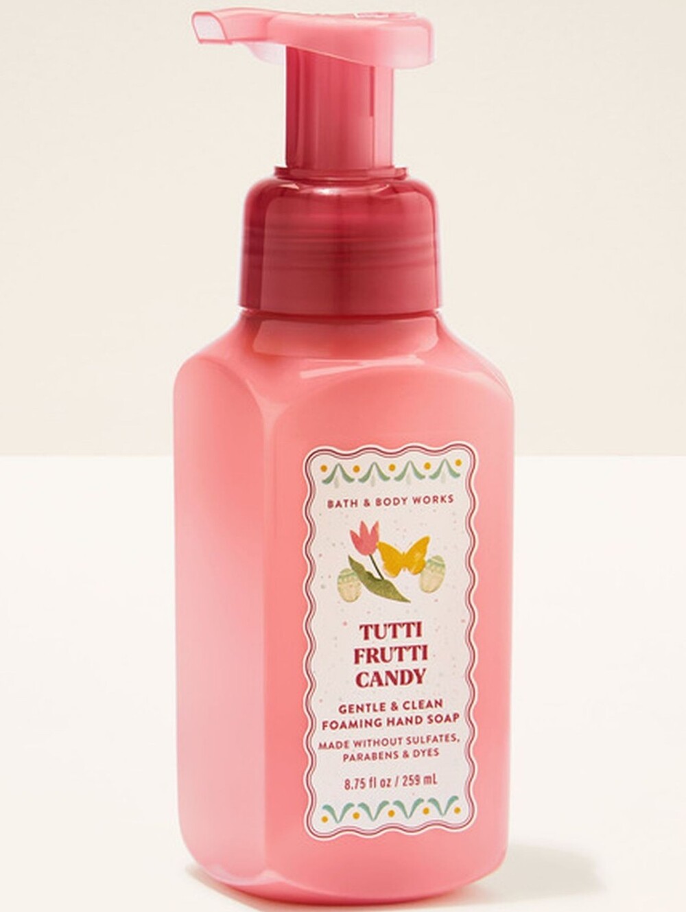 Bath & Body Works Tutti Frutti Candy Gentle Foaming Hand Soap 8oz New RARE